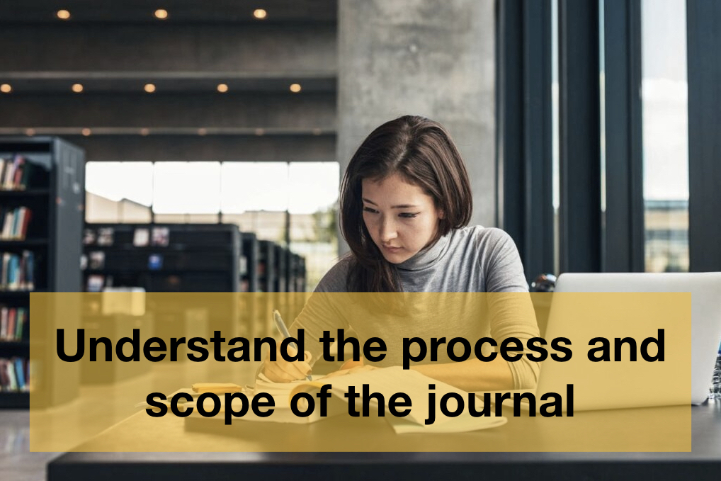 understand the process and scope of the journal 