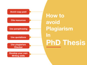 plagiarism allowed in thesis