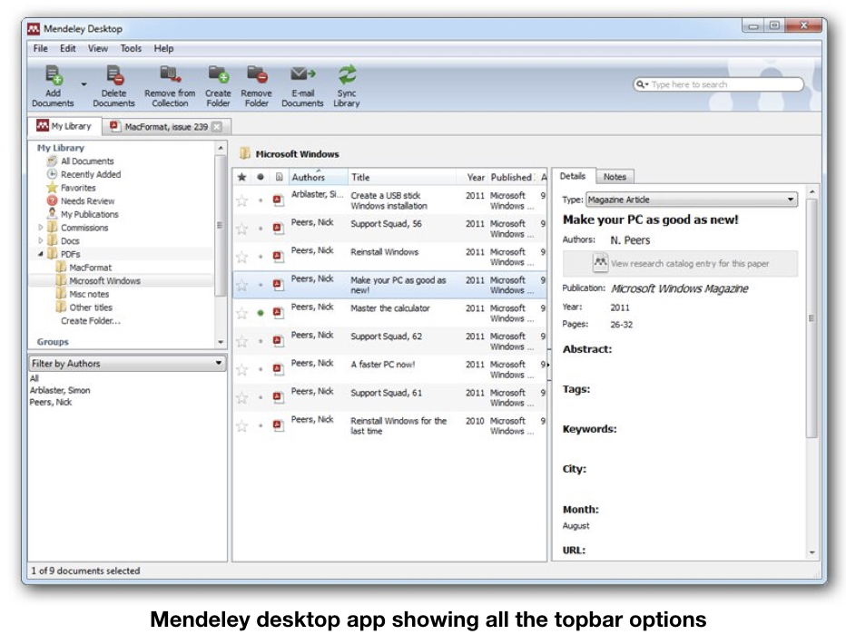 mendeley plugin for word