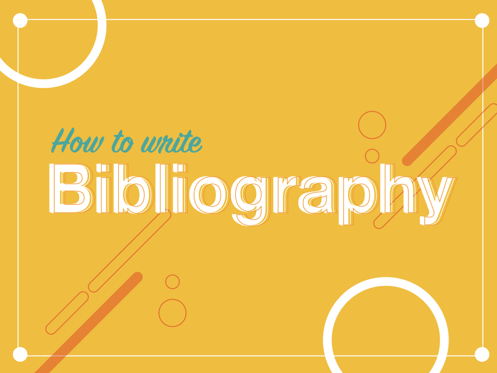 what should a bibliography look like