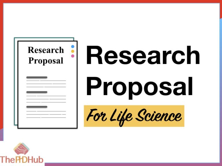 Research/PhD proposal for life science