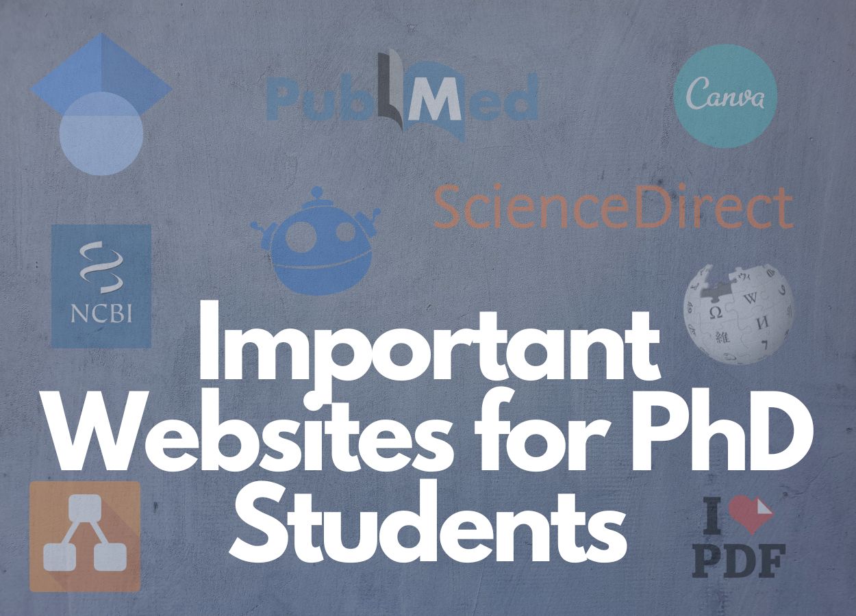 Important websites for PhD students