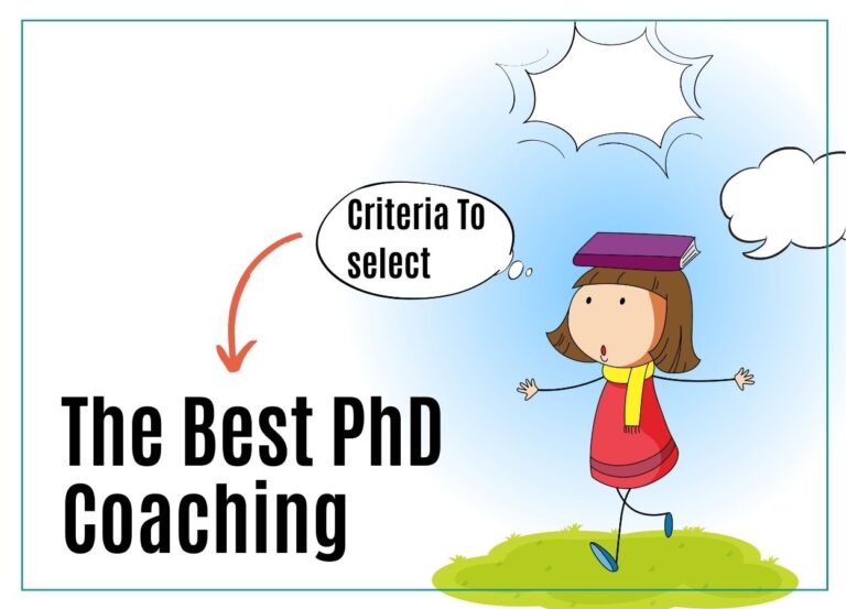 PhD coaching service